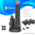 PS4 PRO Console Vertical Cooling Stand PS 4 Dual Controller Charging Station & 3 HUB Port for Sony PlayStation 4 PRO Games