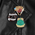 20 Sided Dice RPG Game Brooches and Pins Punk Game Lovers Enamel Badges Lapel Pin For Clothes