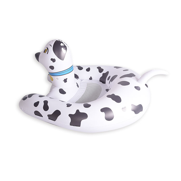 Spotty dog Beach floaties Inflatable Ride-on pool toy
