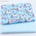 Unicorn 100% Cotton Fabric By Meter Diy Sewing Patchwork Quilt Cloth Bedding Blanket Sheet Pillow Decor Handmade Craft Tissus