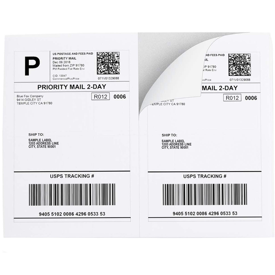 A4 label sheet
