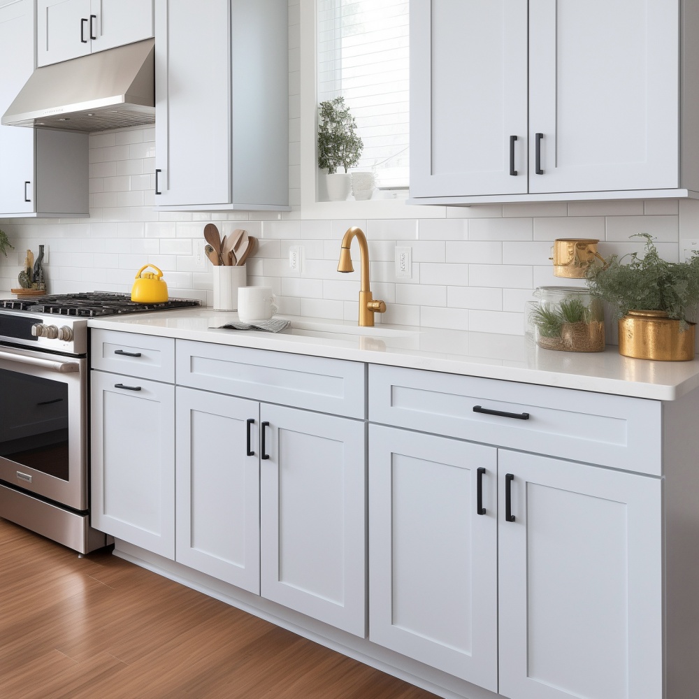 White Kitchen Base Cabinets