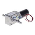 5840-31zy Worm DC Geared Motor Double Shaft 21W 12V 24V Self-locking Max. 70 Kg.cm for DIY Automatic drying rack