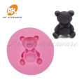 1PCS Lovely Bear Silicone Candy Mold Birthday Cake Fondant Moulds Chocolate Cupcake Decorations Cookie Tools Bakery Pastry