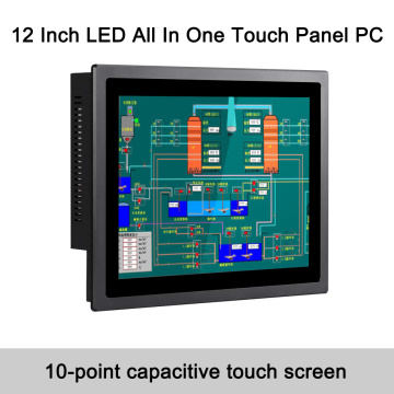 12 Inch IP65 Industrial Touch Panel PC,10 Points Capacitive TS,All in One Computer,Windows 7/10,Linux,Intel Core I7,[HUNSN DA14]