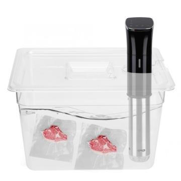 Sous Vide Cooker 11L Collapsible Hinged Sous Vide Container with Lid for Sous Vide Circulator Culinary Cooker Olla