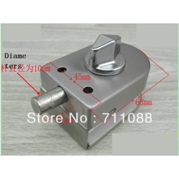 Dooren 2013 LT factory direct sell Free shipping Single swing glass door lock round single door latch lock,without key