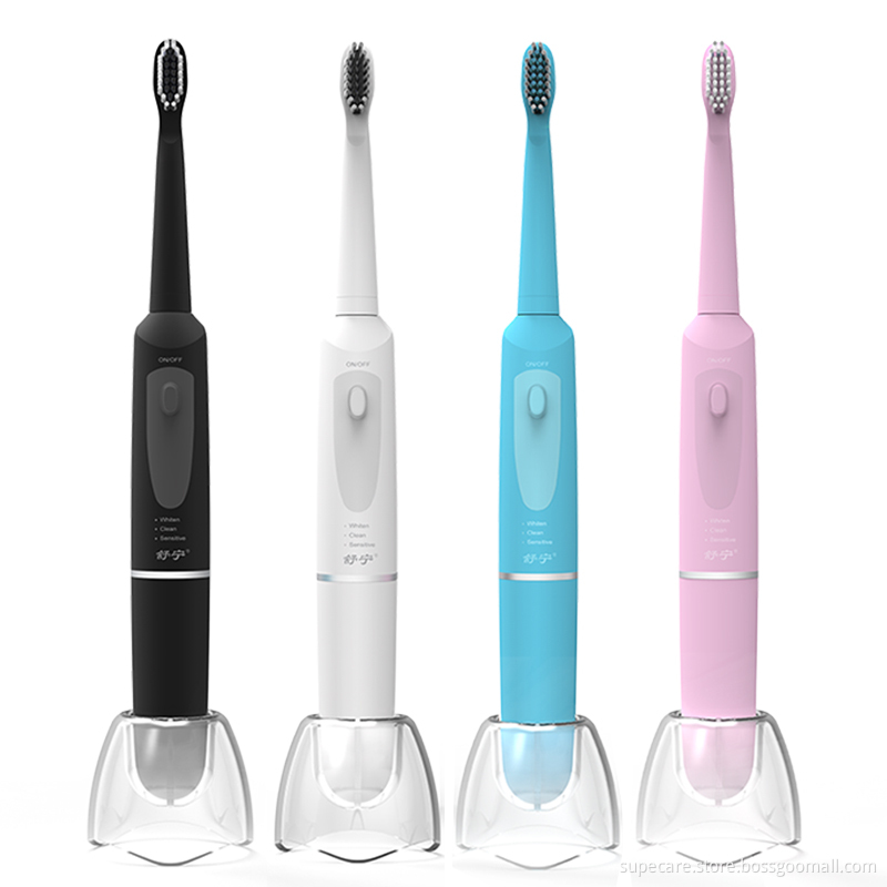 battery power operate sonic electric toothbrush
