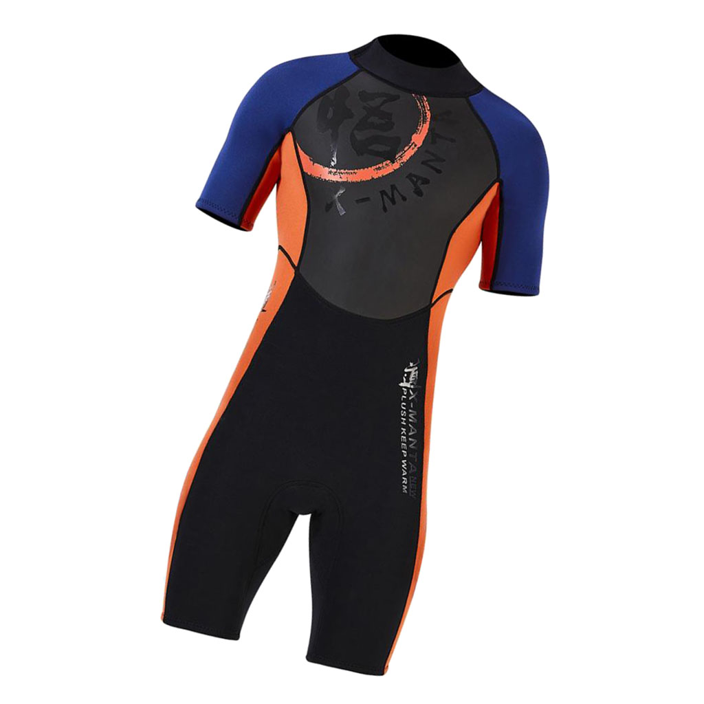 3mm Neoprene Men Short Sleeve Wetsuits Scuba Diving Snorkeling Surfing Wetsuits for Water Sports