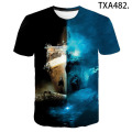 Titanic 3D Print T Shirt Men Women Children Summer Short Sleeve Love TV Titanic Fashion T-shirt Harajuku Boy Girl Cool Tops Tee