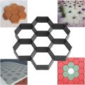 Garden Paving Molds Jardin DIY Plastic Walk Road Path Maker Jardineria Garden Paving Stone Concrete Mould для сада и огорода