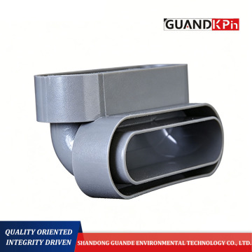 Durable PE Layflat Hose Fittings Air Flow