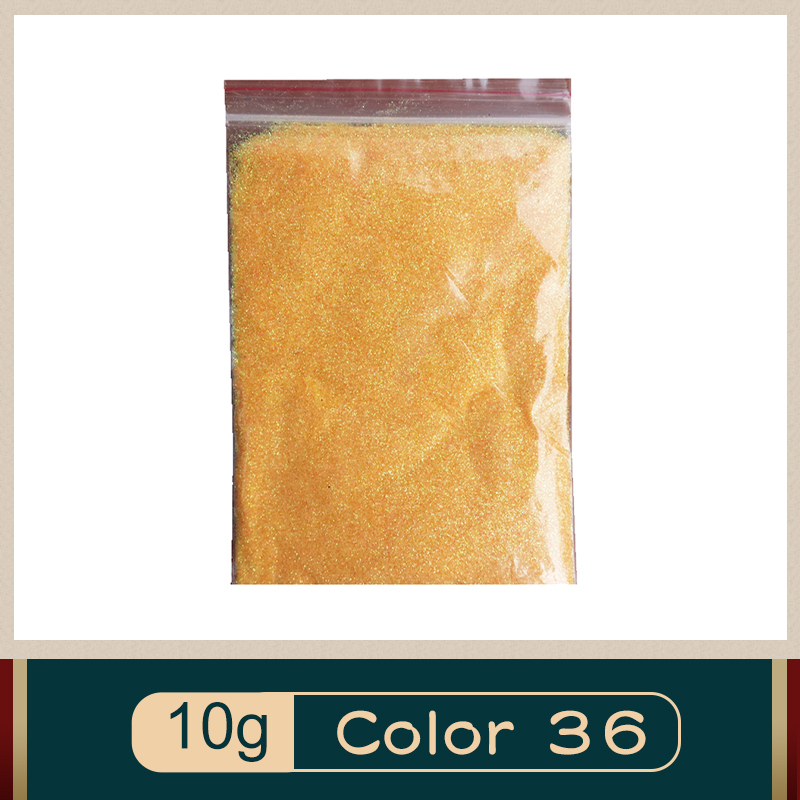 Light Yellow Glitter Powder Pigment Coating Dye for Painting Nails Decorations Automotive Glass Art Crafts