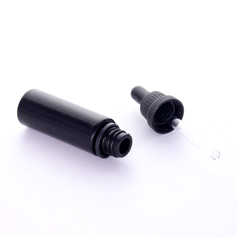 Black Glass Bottle With Ribbed Child Resistant Dropper5 Jpg