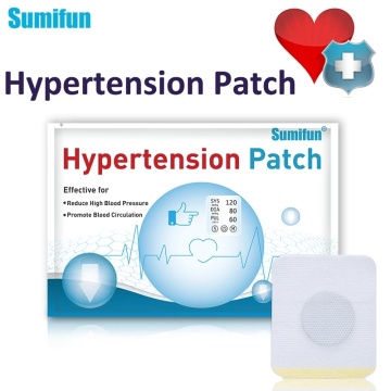 6/24pcs Hypertension Patch Herbal Reduce High Blood Pressure Clean Blood Vessel Plaster Hypertension Care Products Health Care