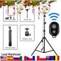 ring light 26cm Selfie RGB Ring Light Merry Christmas Photography Lighting with Tripod Bluetooth Remote Control for Photo Video