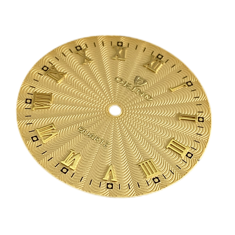 etched wristwatch dial for ocean watches