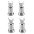 4Pcs TR413 Chrome Car Truck Tire Wheel Tyre Valve Stem Hex Caps with Sleeve Covers Car Tire Wheel Accessories