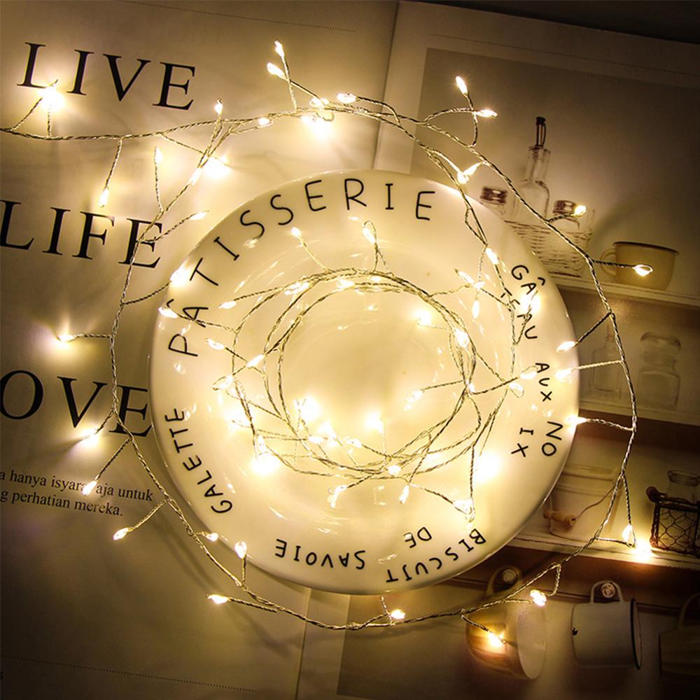 4M Snowflake LED Curtain Lights Icicle Fairy String Christmas Holiday Lights New Year Wedding Party Garden Stage Decoration