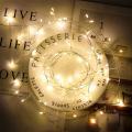 4M Snowflake LED Curtain Lights Icicle Fairy String Christmas Holiday Lights New Year Wedding Party Garden Stage Decoration