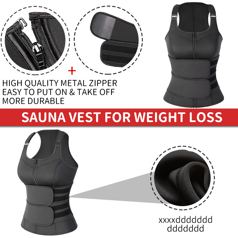 Women Waist Trainer Body Shaper Neoprene Sauna Sweat Suit Belly Slimming Sheath Modeling Trimmer Belt Weight Loss Corset Top