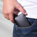 DIENQI Rfid Card Holder Genuine Leather Men Wallet Money Bag Slim Thin Fashion Minimalist Magic Wallet Male Small Walet carteras
