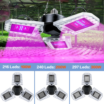 LED Full Spectrum Plant Light E27 Flower Seed Phyto Grow Lamp 100W 200W 300W Seedling Fito Light LED Hydroponics Growth Lampara