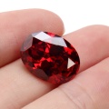 KiWarm 13.89CT Blood Red Ruby Unheated 12X16MM Diamond Oval Cut Loose Gemstone Diamond DIY Jewelry Wedding Decorative Crafts