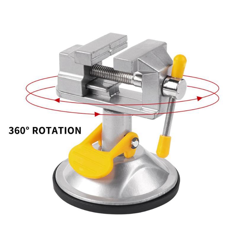 Universal Table Vise Electric Grinder Self-Priming Adjustable Clamp Table Vise Rotatable Multifunction Alloy Bench Vise