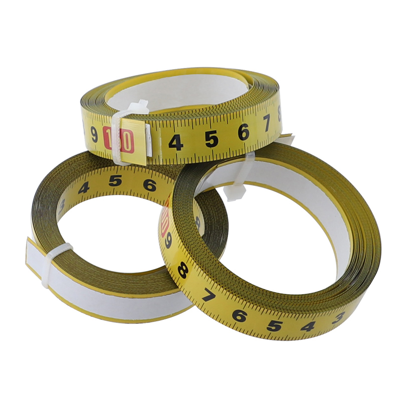 Metric Tape Measure for Miter Track 0.5'' Self-adhesive Measuring Tape T Track Scale Ruler Woodworking Measuring Tools 1-5m