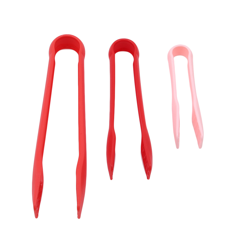 Food Tong PP Plastic Kitchen Tongs Silicone Non-slip Cooking Clip Clamp BBQ Salad Tools Grill Kitchen Accessories