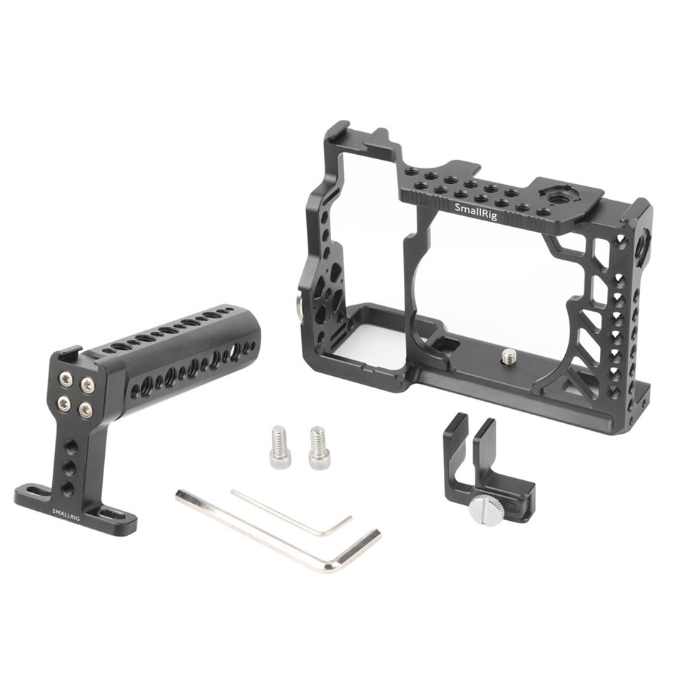 SmallRig A7/A7R/A7S Camera Cage+Handgrip Top Handle+HDMI Cable Clamp Accessories Kit For Sony A7/A7R/A7S Cage -2010