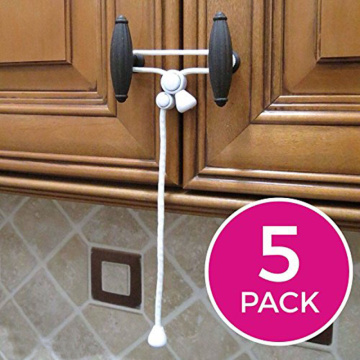 1 pcs Kiscords Baby Safety Cabinet Locks Child Safety Cabinet Latches for Home Safety Strap Baby Proofing Cabinets Kitchen Door