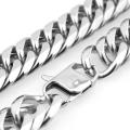 16/19/21mm Stainless Steel Heavy Mens Curb Cuban Chain Necklace 7"-40"