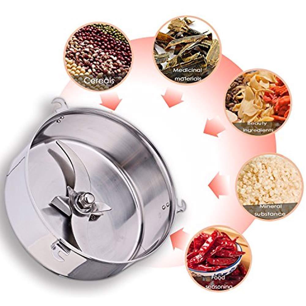 Multifunction Swing Type 2000g Portable Grinder Herb Flood Flour Pulverizer Food Mill Grinding Machine 220v Top Quality