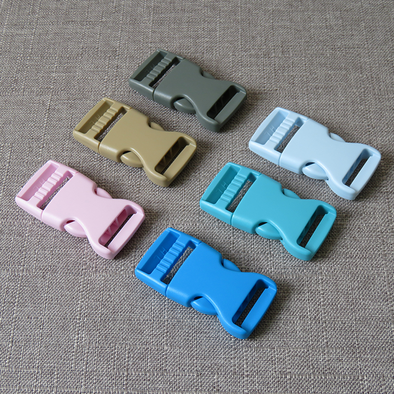 5pcs/lot 20mm colourful Plastic clasp release buckle strap belt buckle for bag pet dog collar necklace bracelet sewing accessory