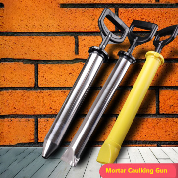 Stainless Steel Caulking Gun Cement Lime Pump Grouting Mortar Sprayer Applicator Grout Filling Tools