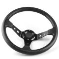 Universal 14 Inches 350mm Car Sport Steering Wheel Racing Type High Quality Aluminum+PU Race Off-road Steering Wheel with logo