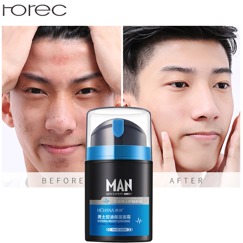 ROREC Hyaluronic Acid Whitening Men Face Cream Moisturizing Serum Anti Wrinkle Aging Oil-control Acne Treatment Face Skin Care