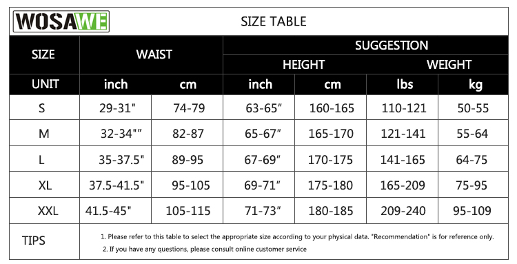 WOSAWE Men Cycling Tights GEL Pad Bib Pants MTB Winter Thermal MTB Road Bike Bicycle Pants Padded Legging Cycling Trouser Shorts