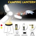 COB Portable Lantern Lamp LED Camping Light Deformation Rechargeable Tent Lamp Ultra Bright Led Lightweight Camping Lamp