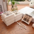 800Pcs/Pack Disposable Cotton Swabs Bamboo Cotton Buds Cotton Swabs Ear Cleaning Wood Sticks Makeup Health Tools Tampons