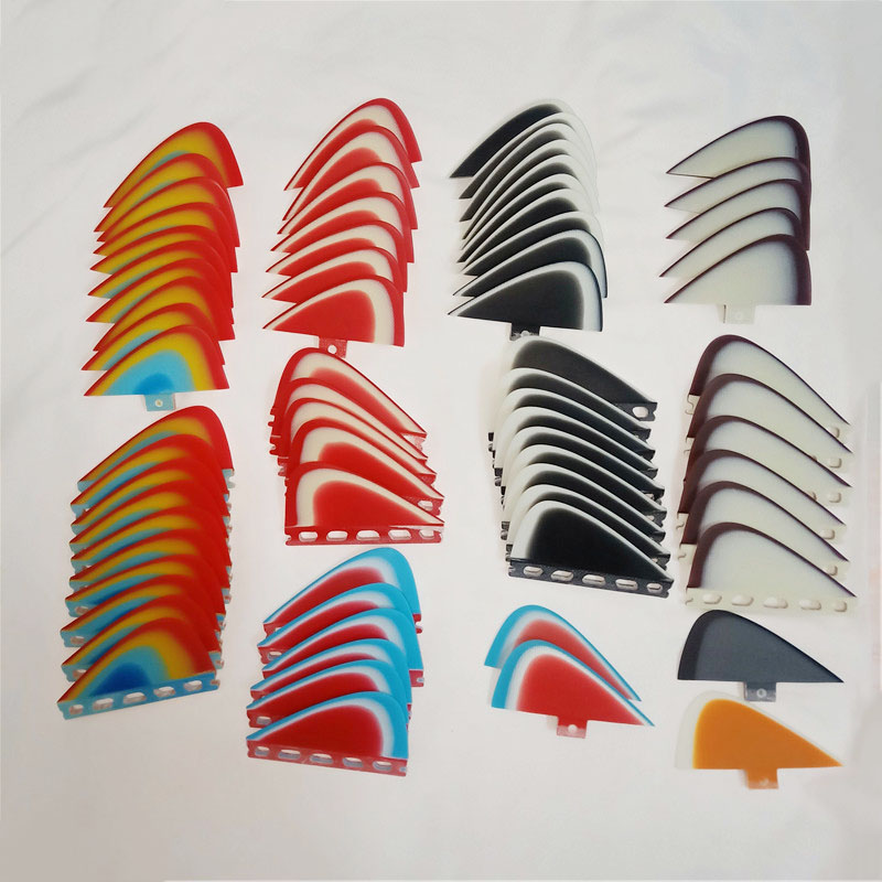 Surf Fins FUTURE FCS Fin Knubster Centre Kneel Fin Barbatanas de Red Azul Surf central Fins surfboard fins wakeboard