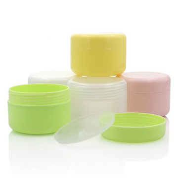 10Pcs/Lot Refillable Bottles Plastic Empty Makeup Jar Pot Travel Face Cream Lotion Cosmetic Container Jars With Inner Cap 100g