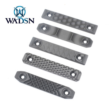 WADSN Airsoft RS CNC Aluminum Alloy Rail Cover For M-lok and Keymod Rail System Short ME08003 Scope Mounts Hunting Accessories