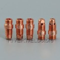 17CB20 1.6mm (2.4mm 3.2mm Optional) Stubby Collet Body TIG Welding Torch WP PTA SR 17 18 26 Consumable Accessories, 5pcs