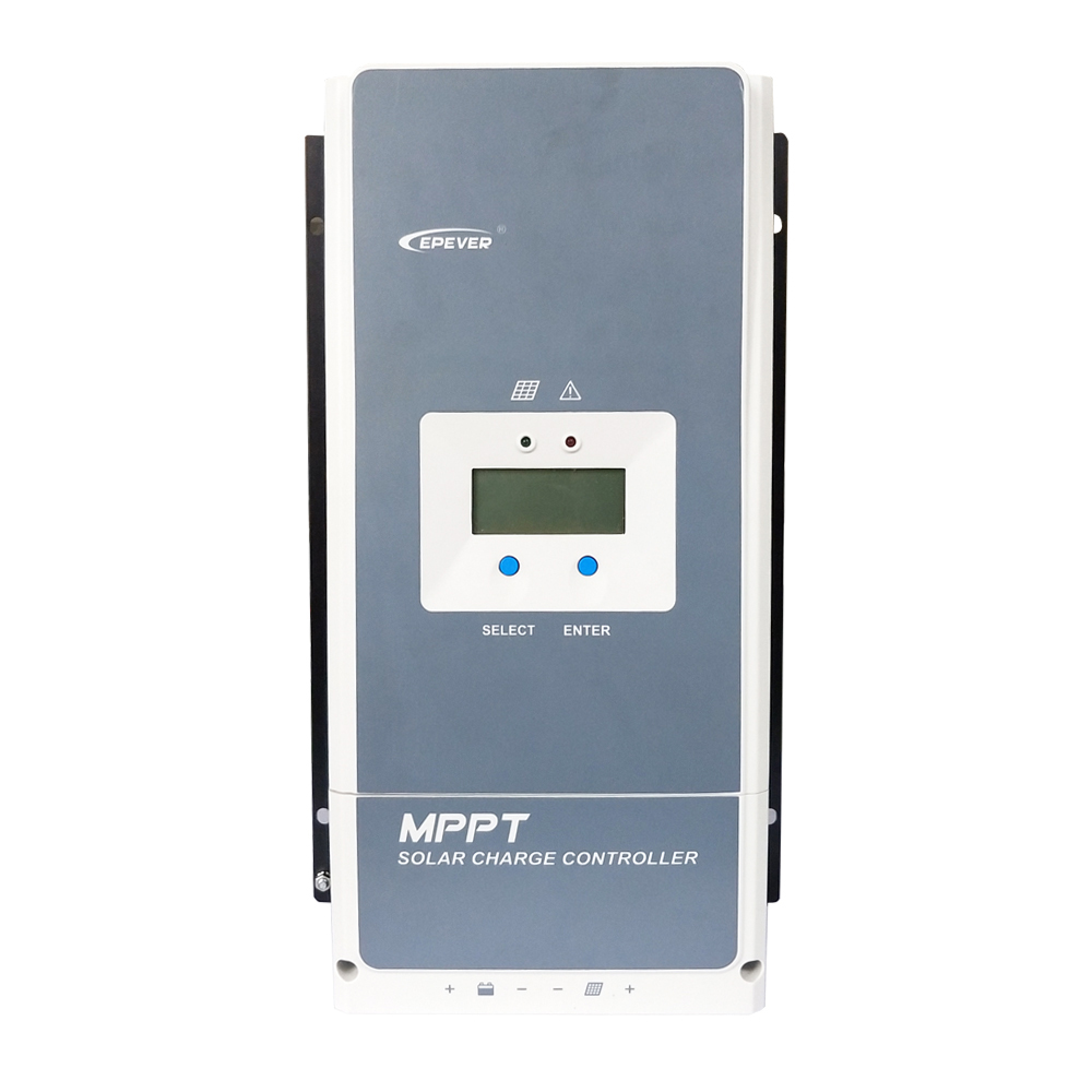 EPever MPPT 100A Solar Charge Controller 12V 24V 36V 48V Backlight LCD for Max 200V PV Input Real Time Recording 10420AN