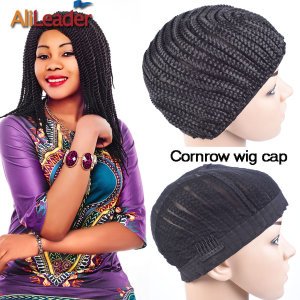 Black Adjustable Cornrow Wig Cap For Making Wig