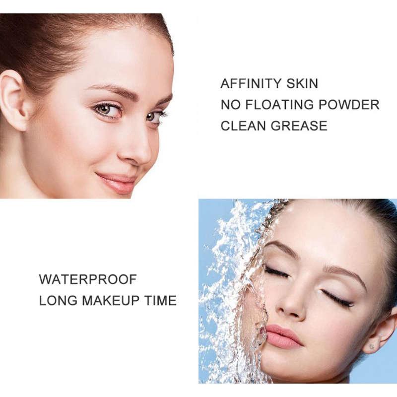 3 Colors Facial Powder Oil- Control Base Primer Long Lasting Concealer Makeup Soft Matte Loose Powder Cosmetics for Women