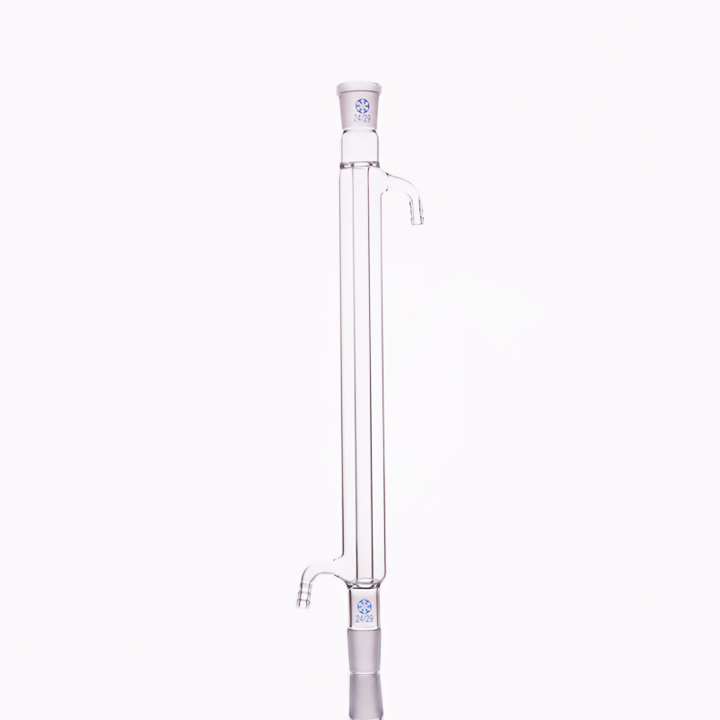 Straight condenser 400mm/24*2,Condensation length 400mm,Condenser Liebig with fused inner tube,standard ground mouth 24/29